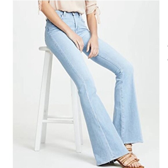 NWT L'AGENCE Bell High Rise Flare Jean in Blue Cloud - Size 29 - Picture 9 of 9